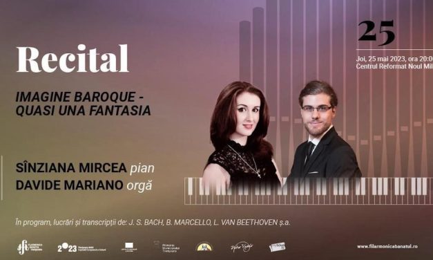 “Imagine Baroque – Quasi una fantasia” International Tour by pianist Sînziana Mircea begins in Timișoara