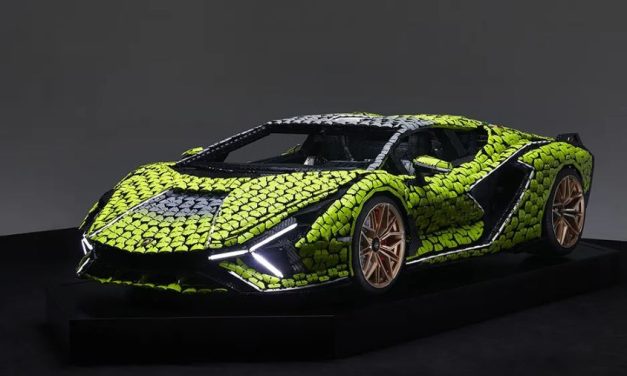 Replica 1:1 Lamborghini Sián FKP 37 construită din piese LEGO Technic vine în România