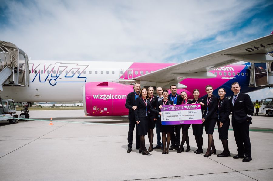 Wizz Air împlinește 20 de ani în România și lansează o ofertă aniversară pentru călători